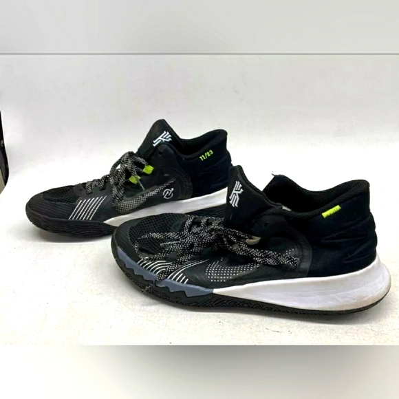 Nike Kyrie Flytrap Black Sneaker High Top Basketball Shoes Men or Boy Size 7Y - Picture 3 of 7